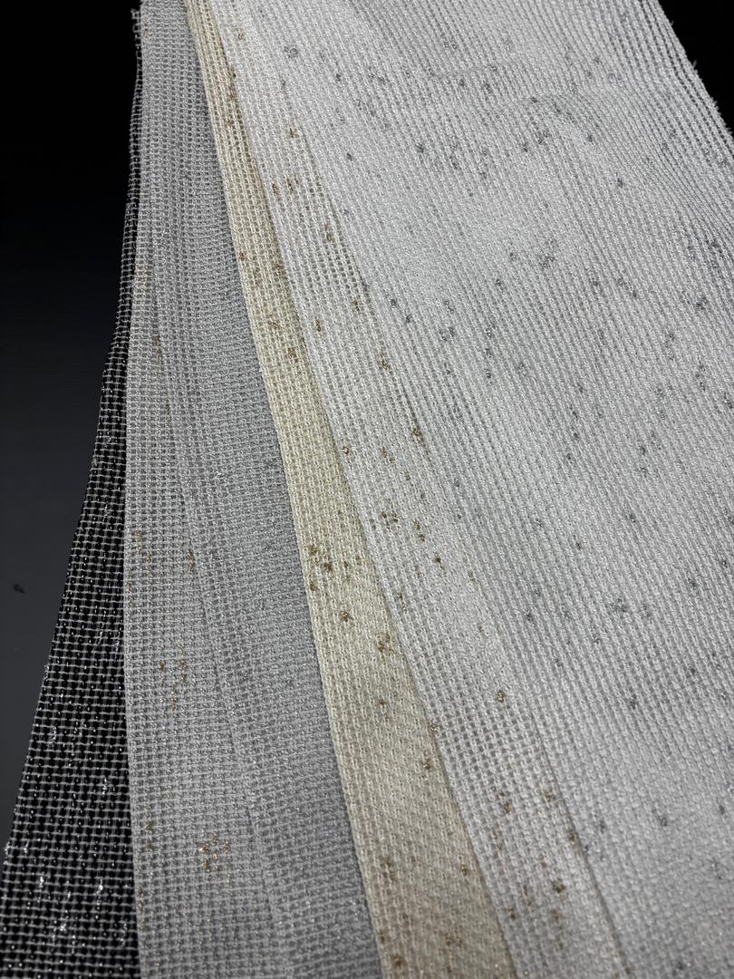 پرده تور بافت بریلنت کد DN13259 FRESSA 115008 101