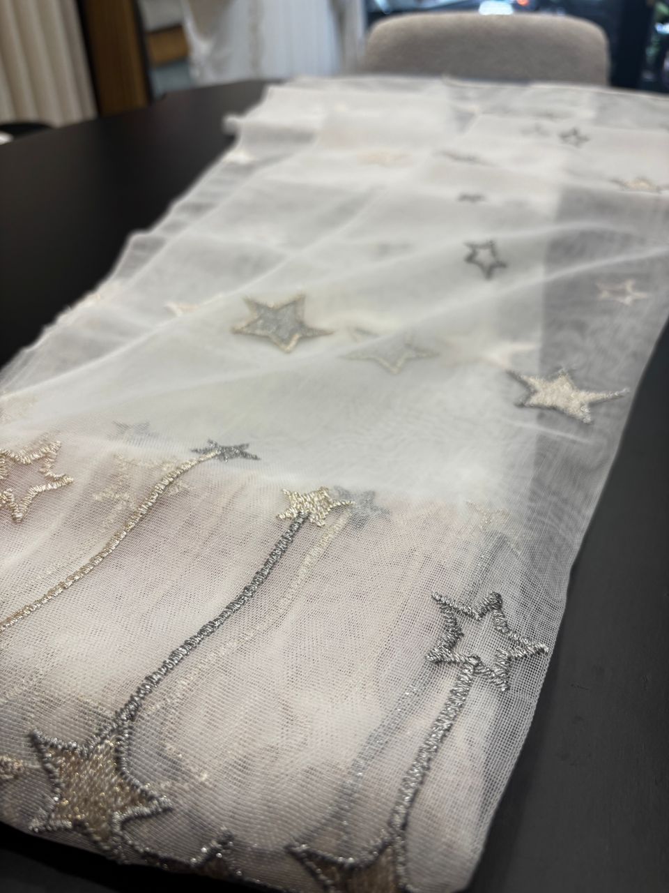 تور گلدوزی طرح ستاره برند ویکتوریا کد 53645