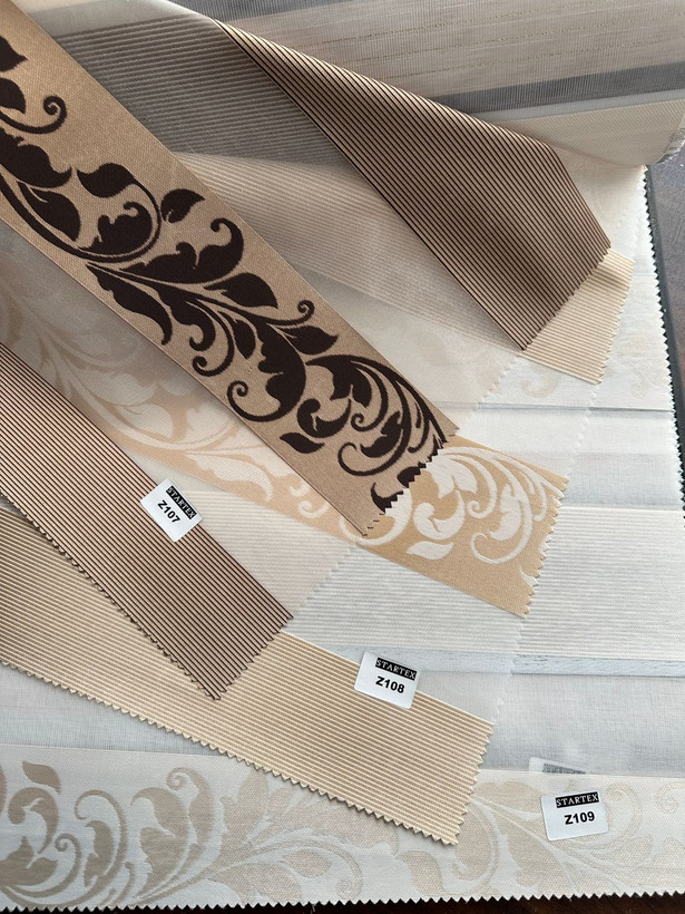 Zebra Jacquard مدل ویکتوریا طرح برگ کد 107/108/109