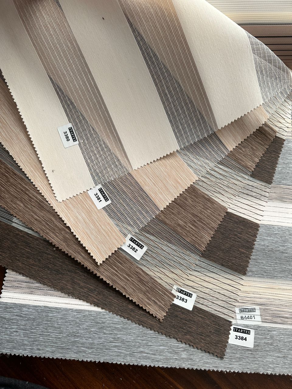 Zebra wooden tally design, Victoria model, code 3380